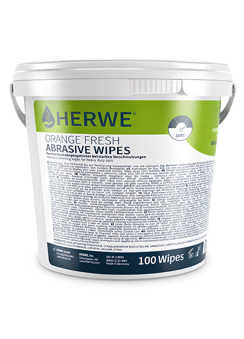 HERWE ORANGE FRESH ABRASIVE WIPES Icon