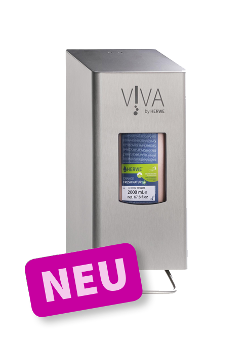 Spender VIVA 2000 ml MANUELL Edelstahl Icon